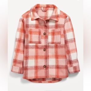 OLD NAVY Girls Plaid Shacket
